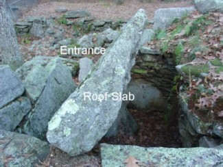 America's Stonehenge - Collapsed Chamber