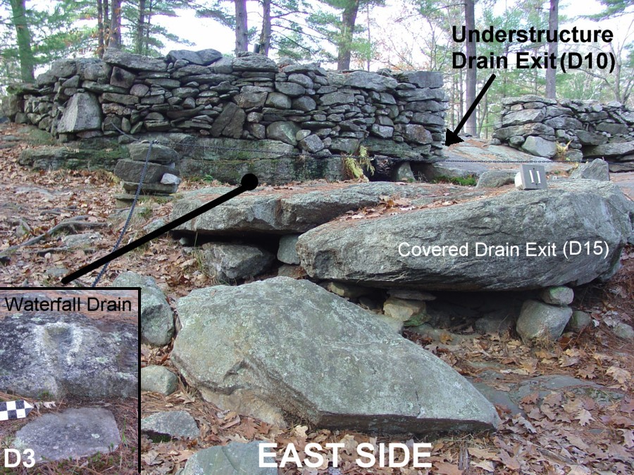 America's Stonehenge - Half Circle Enclosure East Side