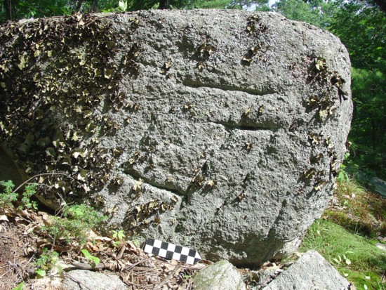 America's Stonehenge - G-Stone - Native American Petroglyph