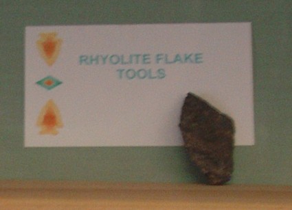 America's Stonehenge - Rhyolite flake tool
