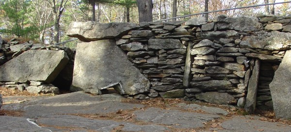 America's Stonehenge - East-West Chamber