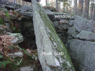 America's Stonehenge - Collapsed Chamber