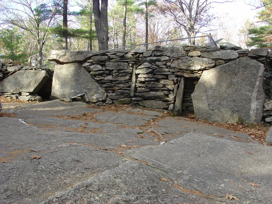 America's Stonehenge East-West Chamber