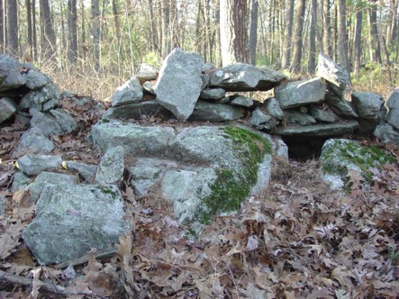 America's Stonehenge - North Stone Niche