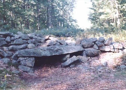 America's Stonehenge - Niche West Side Perimeter Wall