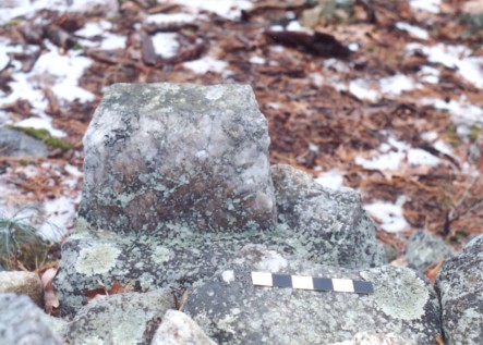 America's Stonehenge - Niche-West Side Perimeter Wall - Quart Protrusion