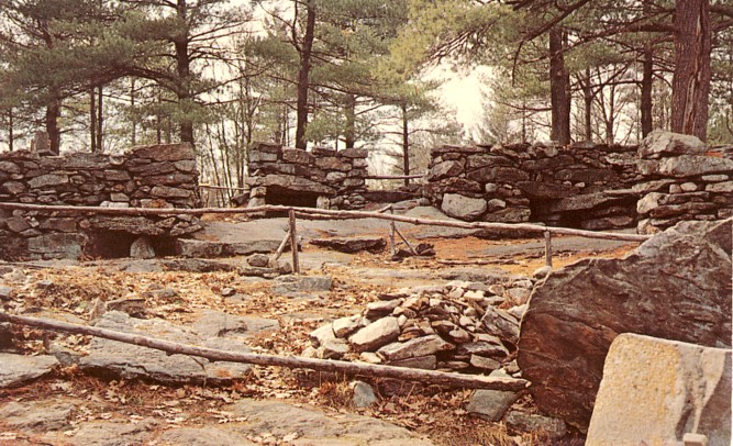 Postcard 1972 Hilltop Chambers - America's Stonehenge